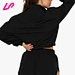 cropped quarter zip